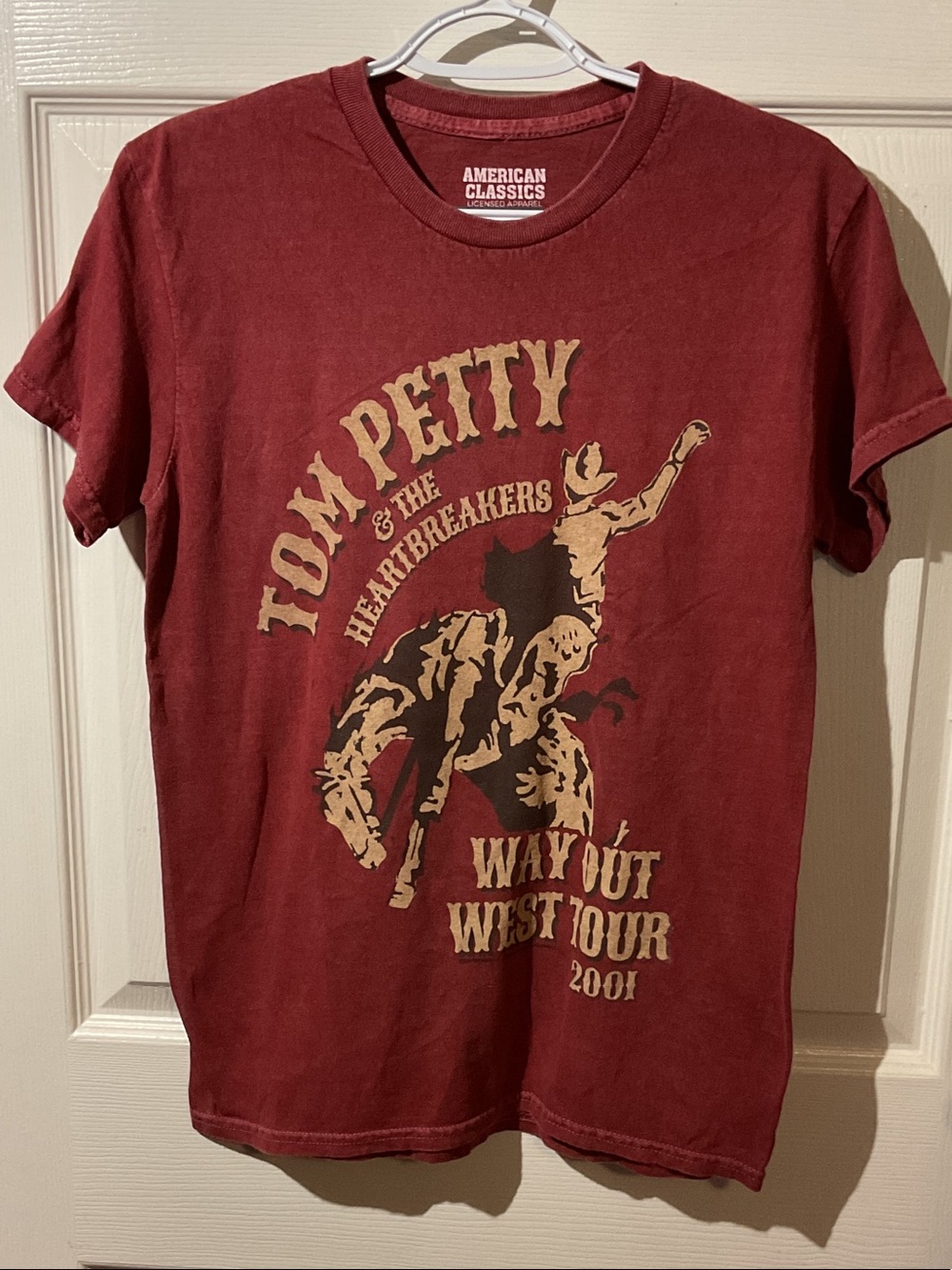 Tom Petty & The Heartbreakers Maroon Tour Tee